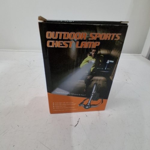 WEST BIKING USB RECHARGEABLE NIGHT RUNNING CHEST LIGHT - BLACK/GREEN image 4