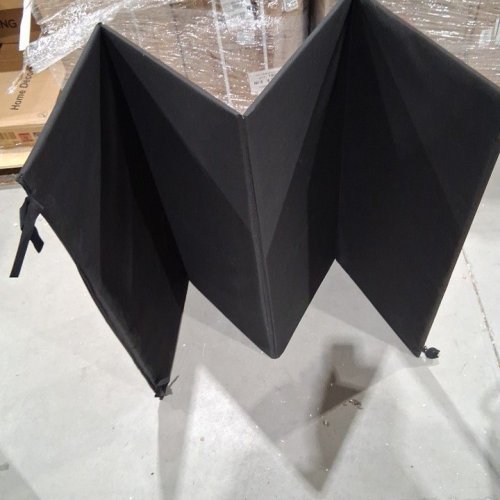 FOLDING BUNKIE BOARD WITH VELCRO STRAPS - 39.5" X 74.5"X 0.25" - TWIN/TWIN XL - BLACK image 4
