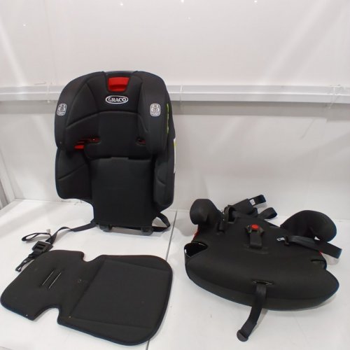 GRACO TRANZITIONS 3-IN-1 HARNESS/HIGHBACK/BACKLESS BOOSTER CAR SEAT - 100LBS MAX/CAP - BLACK (MODEL: 2035724) image 8
