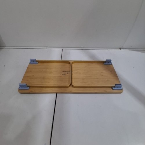 THRESHOLD COLLAPSIBLE LAP DESK TABLE - BROWN (MODEL: D08) image 4