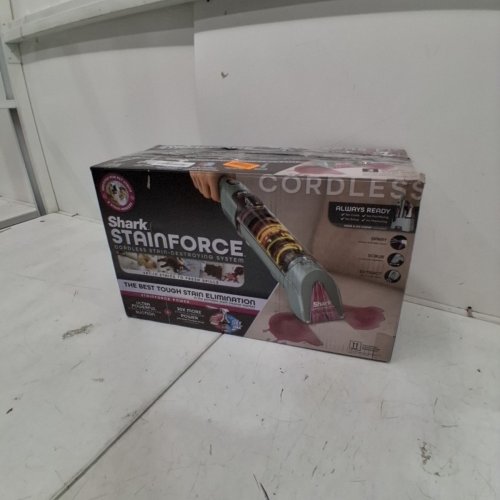 SHARK STAINFORCE CORDLESS HANDHELD CARPET/UPHOLSTERY STAIN CLEANER - (MODEL: HX101C) image 6