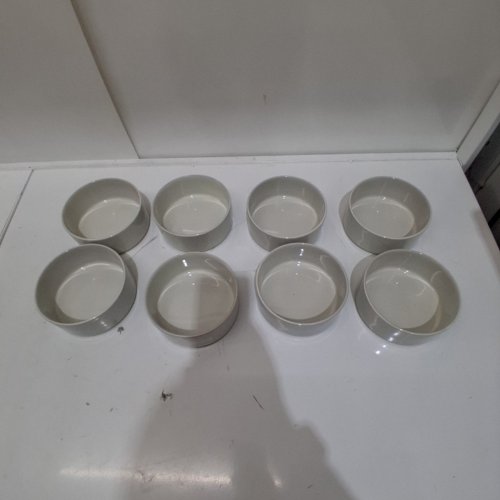 24PC E-FAR STONEWARE DINNERWARE SET - WHITE (ITEM: X004IZI16N) image 3