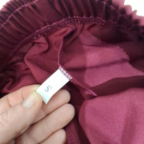 2PC MEN'S SCRUB SET - SMALL - BURGUNDY image 2