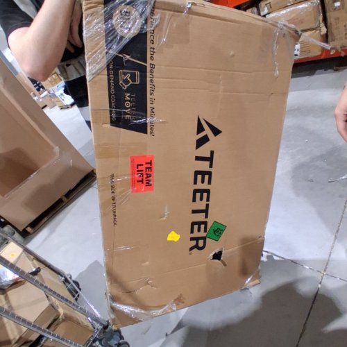 TEETER INVERSION TABLE WITH HEAT & VIBRATION COMFORT CUSHION - 300LB CAPACITY - BLACK AND BLUE (MODEL:E6-1006FBV) image 5