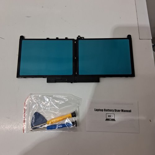 FENWINGS LAPTOP BATTERY FOR DELL LATITUDE MODELS - 7.6 V 7300 MAH - BLACK (MODEL: J60J5) image 3