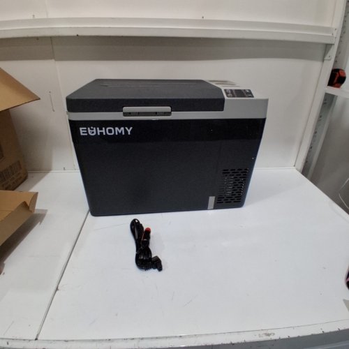 EUHOMY PORTABLE APP CONTROLLED COMPRESSOR ELECTRIC COOLER/REFERIGERATOR - 23L - BLACK/GREY (MODEL: CF008-23BL-CAEH) image 2