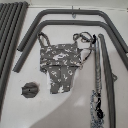 JOLLY JUMPER ELITE BABY EXERCISER - 6FT STAND - 28LB CAP - GREY image 3