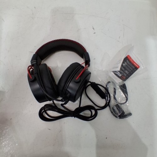 MPOW AIR SE SOFT OVER-EAR WIRED GAMING HEADSET WITH 3D BASS SURROUND AND NOISE CANCELLING MIC - BLACK/RED (MODEL: BH439A) image 2