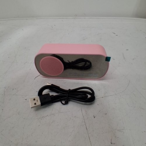 WIRELESS BLUETOOTH ALARM CLOCK SPEAKER - PINK (MODEL:Z7) image 3