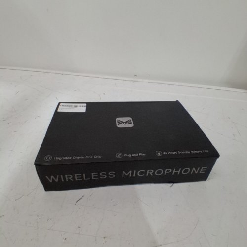 2PK RECHARGEABLE WIRELESS MICROPHONES WITH ONE-TO-ONE CHIP CONNECTION AND LED LIGHTS - 200FT - BLACK image 3