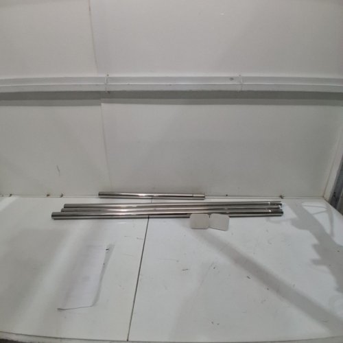 OXDIGI TENSION CURTAIN ROD - NON-SLIP - 142" - 160" - STAINLESS STEEL - SILVER image 3