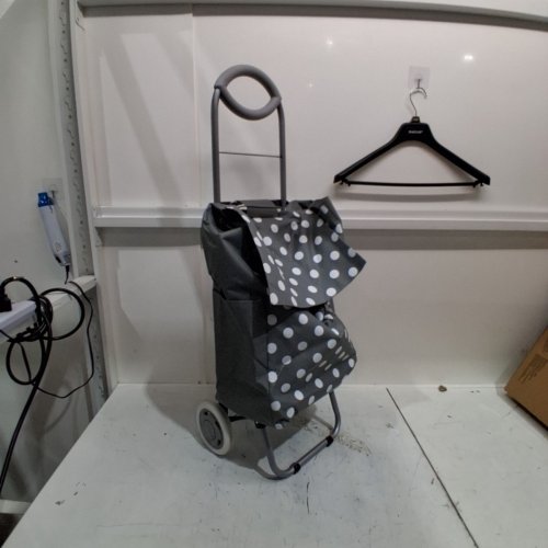 BIOS LIVING ROLLING SHOPPING CART - GREY/POLKA DOTS (MODEL: LF533) image 2