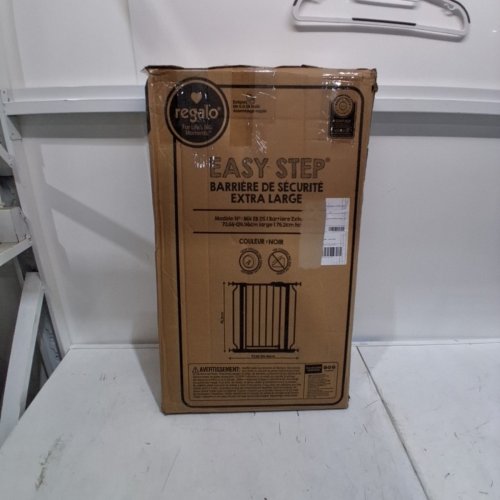 REGALO DELUXE EASY STEP EXTRA TALL GATE, BLACK, 29 - 40"W & 41"H image 3