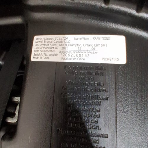 GRACO TRANZITIONS 3-IN-1 HARNESS BOOSTER SEAT - 22-100LBS - PROOF BLACK (MODEL: 2035724) image 2
