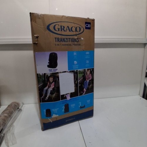 GRACO TRANZITIONS 3-IN-1 HARNESS BOOSTER SEAT - 22-100LBS - PROOF BLACK (MODEL: 2035724) image 5