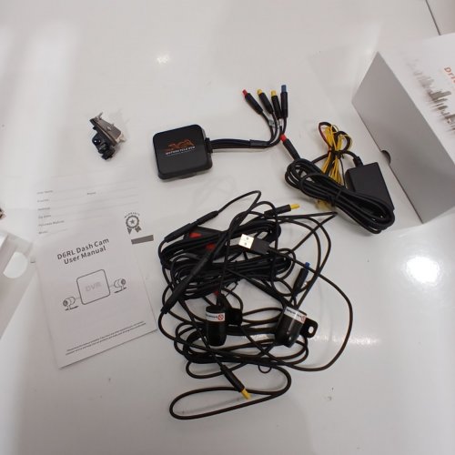 VSYSTO WATERPROOF FRONT & REAR MOTORCYCLE DASH CAM SYSTEM DRIVING RECORDER - BLACK (MODEL: D6RL) image 4