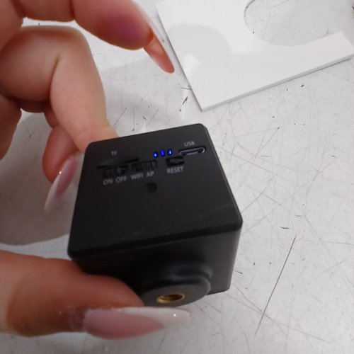 MINI WIRELESS SPY CAMERA WITH PIR MOTION DETECTION - 1080P - BLACK image 2