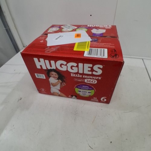 48PK HUGGIES LITTLE MOVERS HUGGFIT 360 DIAPERS - SIZE 6 - MICKEY MOUSE image 2