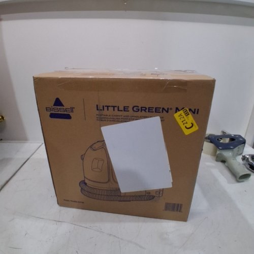 BISSELL LITTLE GREEN MINI CORDED PORTABLE CARPET AND UPHOLSTERY DEEP CLEANER WITH SELF-CLEANING TOUGH STAIN TOOL, HYDRORINSE TOOL (MODEL:4075B) image 5