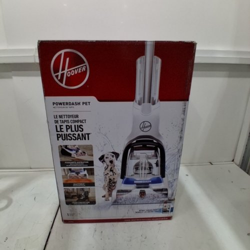 HOOVER CORDED POWERDASH PET COMPACT LIGHTWEIGHT CARPET CLEANER - WHITE/BLUE (MODEL: FH50705VCD) image 5
