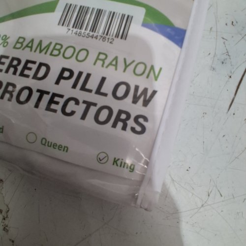 4PK GOGREEN BAMBOO RAYON ZIPPERED WATERPROOF PILLOW PROTECTORS - KING - WHITE image 3