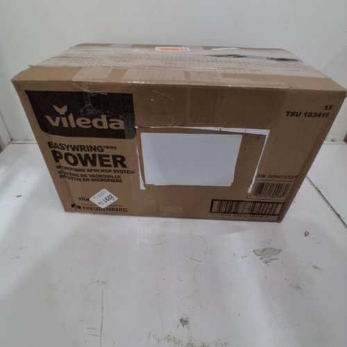 VILEDA EASYWRING MICROFIBRE EXTENDABLE SPIN MOP & BUCKET EASYWRING FLOOR CLEANING SYSTEM - RED/GREY image 4