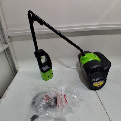 GREENWORKS **TOOL ONLY** PRO BRUSHLESS CORDLESS MOTOR SNOW SHOVEL- 80 V MAX POWER - 12" - GREEN (MODEL: GLSS80000/2601202) image 2