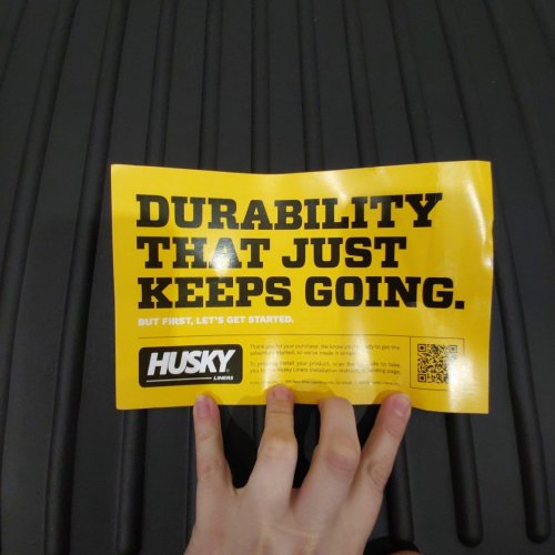 HUSKY LINERS HEAVY DUTY CARGO LINER - FOR KIA SPORTAGE WEATHERBEATER MODELS - BLACK (MODEL: 26221) image 3