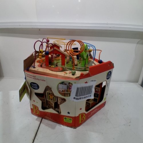B. TOYS WOODEN ACTIVITY CUBE, YOUNIVERSITY DEVELOPMENTAL LEARNING - MULTICOLOR (MODEL:BX2380) image 3