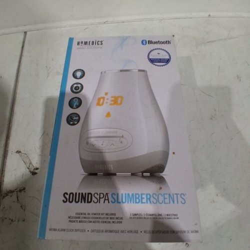 HOMEDICS SOUNDSCAPES SLUMBER ACCENTS AROMATHERAPY DIFFUSER WITH ALARM CLOCK (MODEL: SS-A450) image 2