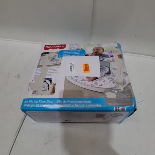 FISHERPRICE SIT ME UP FLOOR SEAT / PORTABLE BABY CHAIR - 44LBS MAX - PECIFIC PEBBLE (MODEL : GKJ14) image 3