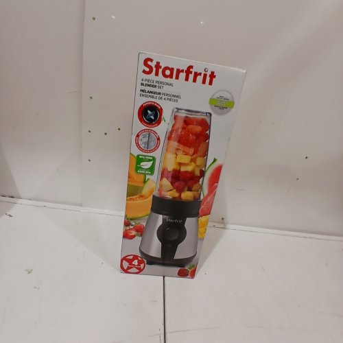 4PC STARFRIT PERSONAL BLENDER SET - SILVER / BLACK (MODEL: HL-2576) image 7