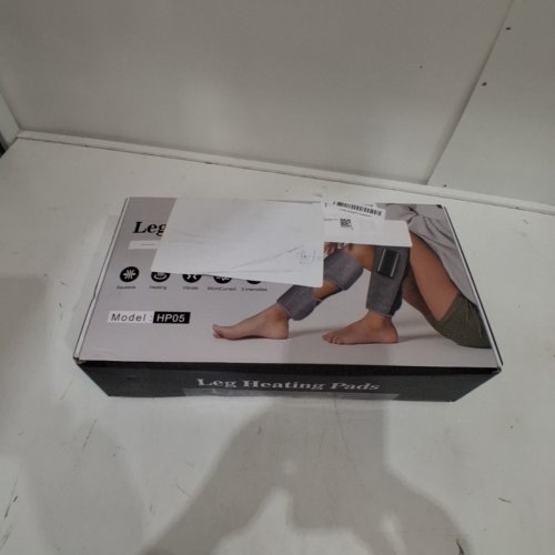 2PK CORDLESS PAIN RELIEF AND CIRCULATION WITH HEAT COMPRESSION VIBRATION LEG HEATING PADS - 5W, 5 V, 1A, 350 MM X 600 MM X 48 MM - GREY (MODEL: HP05) image 4