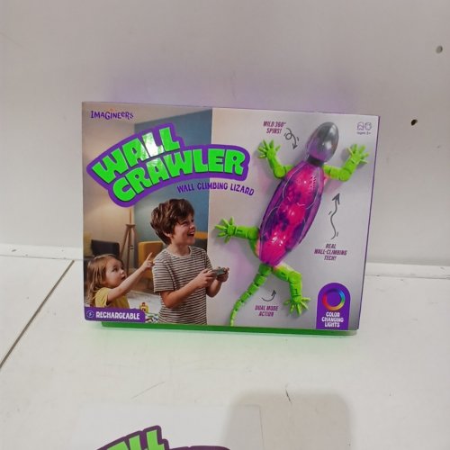 IMAGINEERS WALL CLIMBING LIZARD REMOTE CONTROL KIDS TOY - BLACK, GREEN image 6
