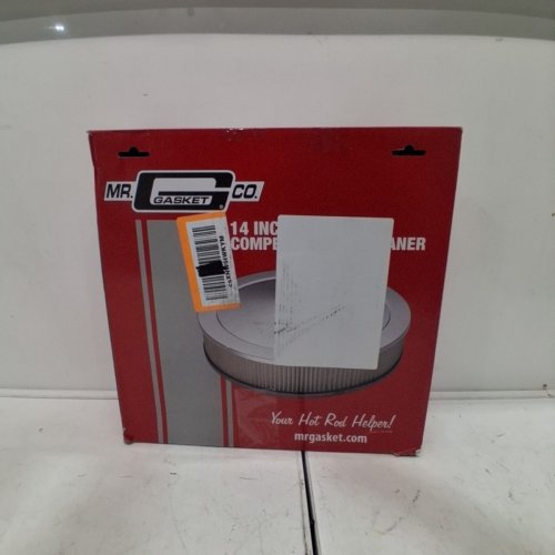 MR. GASKET COMPETITION AIR CLEANER - 14" X 3" - CHROME (MODEL: 9790) image 4