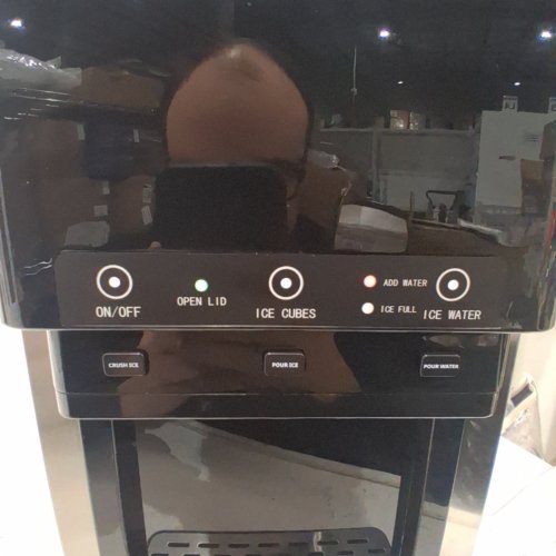 ADVWIN 3-IN-1 ICE MAKER, CRUSHER, AND WATER DISPENSER - 110-120V, 300W - SILVER/BLACK (MODEL: US14030720) image 3