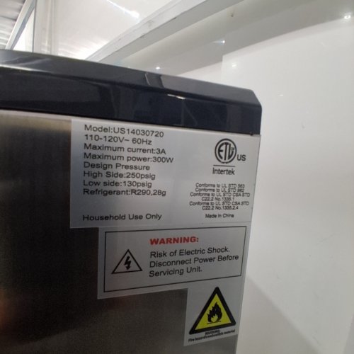 ADVWIN 3-IN-1 ICE MAKER, CRUSHER, AND WATER DISPENSER - 110-120V, 300W - SILVER/BLACK (MODEL: US14030720) image 4