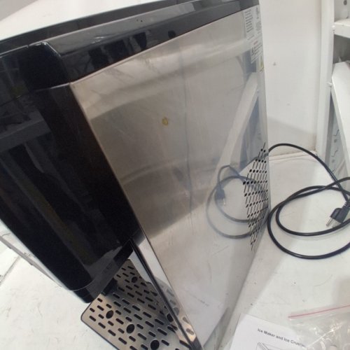 ADVWIN 3-IN-1 ICE MAKER, CRUSHER, AND WATER DISPENSER - 110-120V, 300W - SILVER/BLACK (MODEL: US14030720) image 5