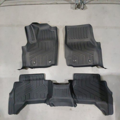 3PC CACARTIST HEAVY DUTY FLOOR LINERS SET - FOR SELECT MODELS - BLACK image 3