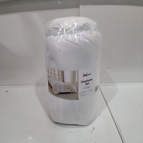 3PC HITIME ULTRA SOFT GENTLE DOWN ALTERNATIVE LIGHTWEIGHT COMFORTER SET - CAL-KING - WHITE (MODEL: H062) image 3
