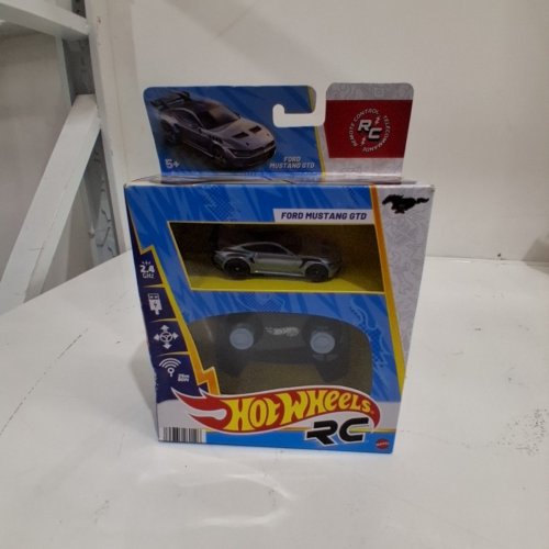 HOT WHEELS RC FORD MUSTANG GTD - 1:64 SCALE - BLUE image 2