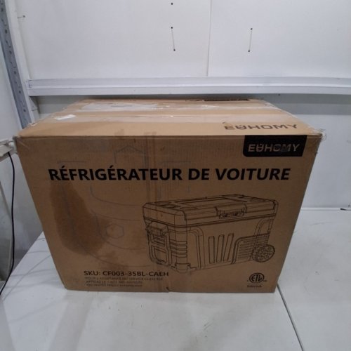 EUHOMY PORTABLE ELECTRIC REFRIGERATOR - 35L CAPACITY - BLACK (MODEL: CFB-35) image 5