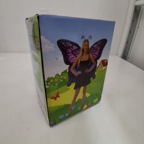 XYJKIDSES INFLATABLE BUTTERFLY WINGS COSTUME - PURPLE/PINK image 2