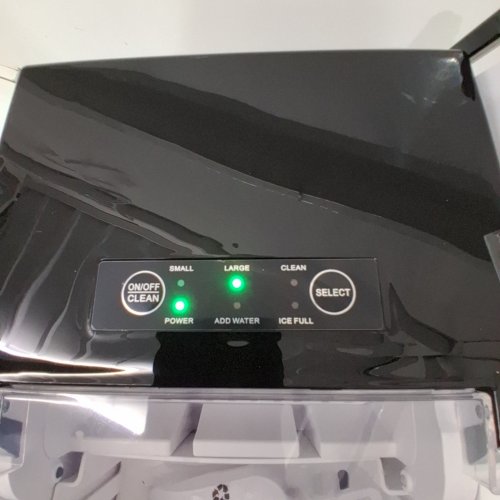 SWEETCRISPY COUNTERTOP ICE MAKER - 26LB - BLACK - (MODEL: ZBJ-PP10A-BK) image 2