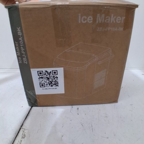 SWEETCRISPY COUNTERTOP ICE MAKER - 26LB - BLACK - (MODEL: ZBJ-PP10A-BK) image 5