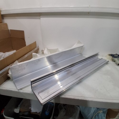6PC DOOR THRESHOLD ENTRY RAMP - 6" RISE - SILVER image 2