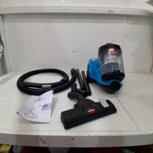 BISSELL POWERFORCE BAGLESS CANISTER VACUUM - TEAL (MODEL: 21564) image 2