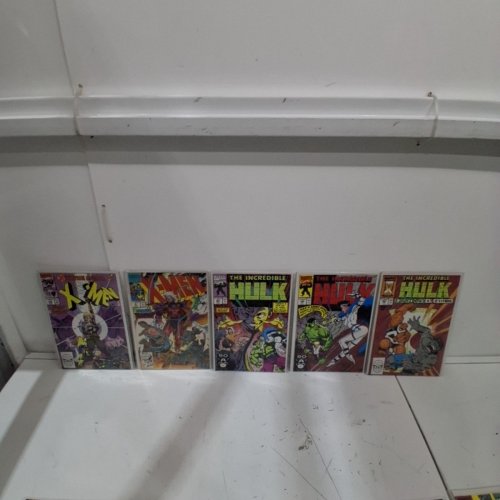 10 ASSTD MARVEL COMIC BOOKS - DARK ANGEL #9, THE BOTHERHOOD #1, X-MEN #2, UNCANNY X-MEN #270, THE INCREDIBLE HULK #364, 365, 386, 387, 404, 405 -VARIOUS AUTHORS image 3