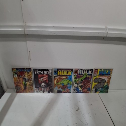 10 ASSTD MARVEL COMIC BOOKS - DARK ANGEL #9, THE BOTHERHOOD #1, X-MEN #2, UNCANNY X-MEN #270, THE INCREDIBLE HULK #364, 365, 386, 387, 404, 405 -VARIOUS AUTHORS image 4