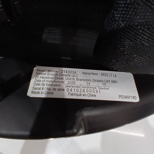 GRACO SNUGRIDE 35 LITE LX INFANT CAR SEAT - 4-35LBS CAP - BLACK (MODEL: 2143034) image 2